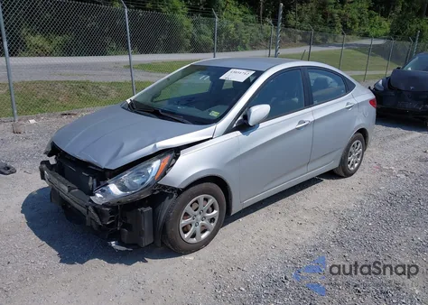 2014 Hyundai Accent Gls из США, поврежденный, VIN KMHCT4AE8EU752918
